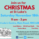 Duston Parish Council – Christmas at St Lukes, Saturday November 18th